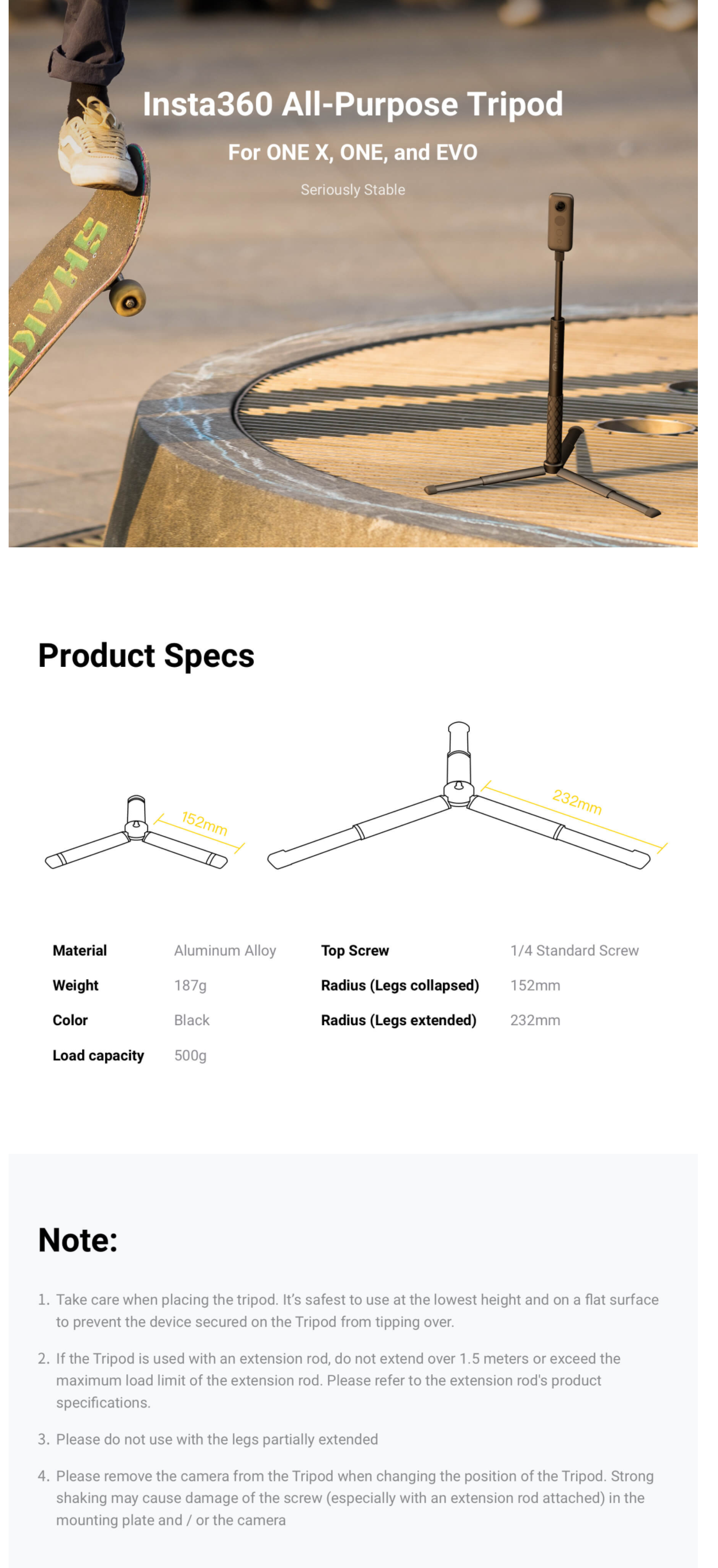 insta360 Tripod